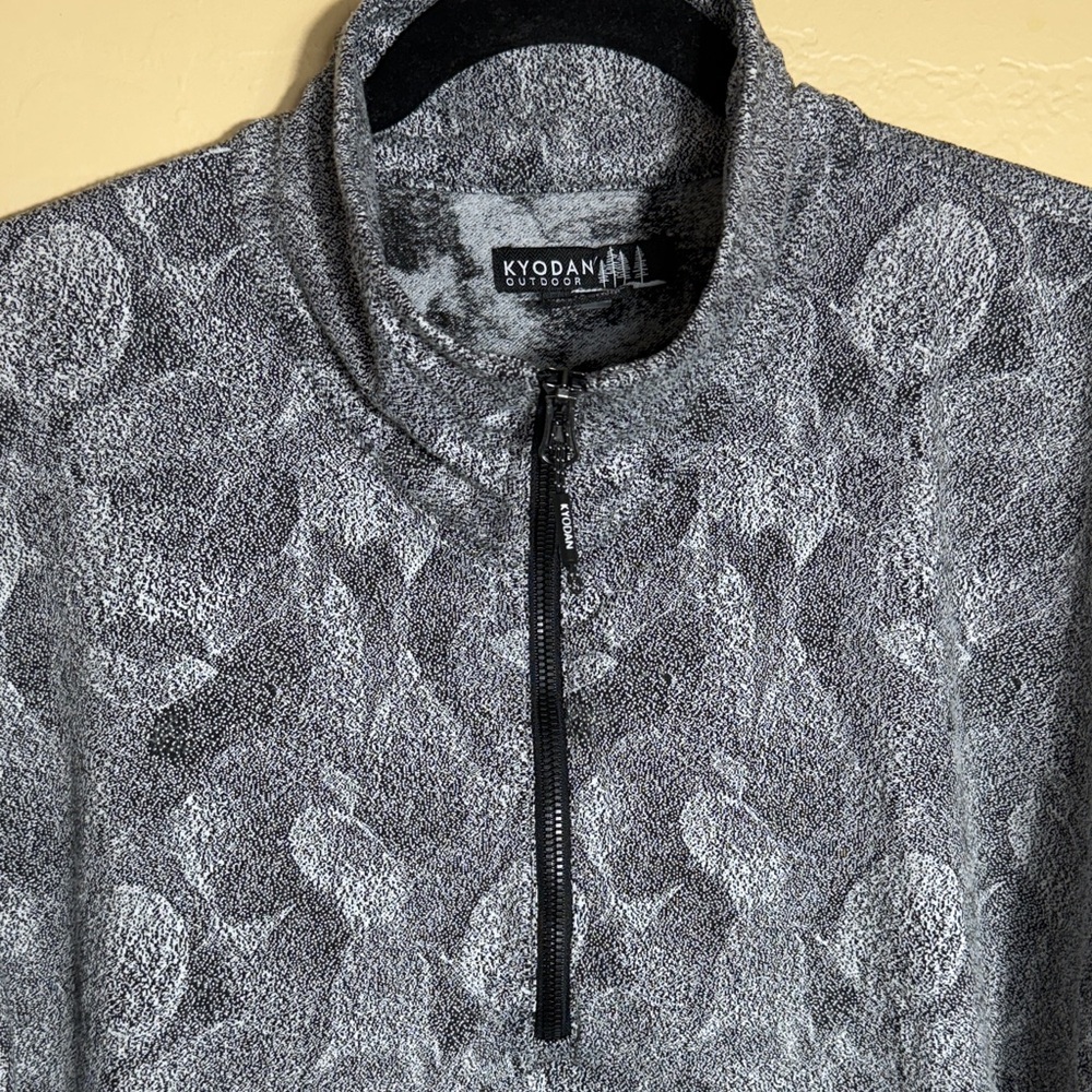 Kyodan Black And Gray Patterned Jacket - image 4